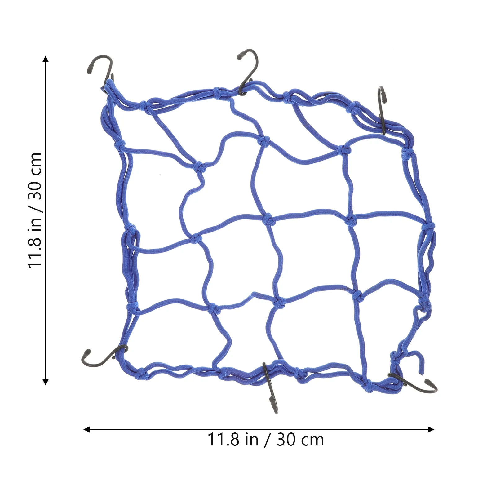 

Rubber Band Elastic Luggage Net Durable Hook Safety Cover Securing Boxes Bags in Pickup Truck Bed Hitch Cargo Carrier Roof Rack