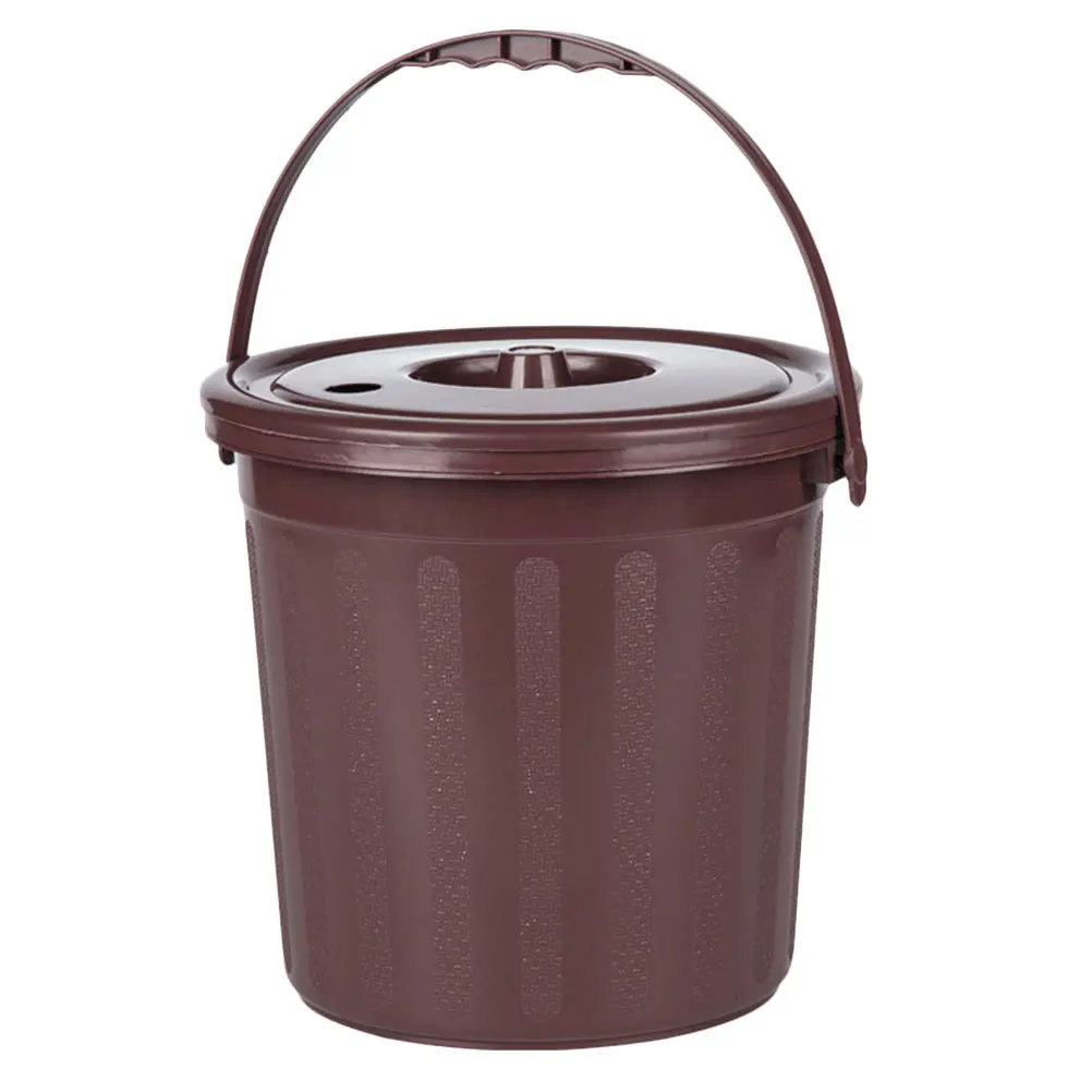 

1Pcs Tea Leaf Bin PP Material Stripe Design Fashion Home Office Tea Residue Filter Tidy Storage Home Supply Garbage Can