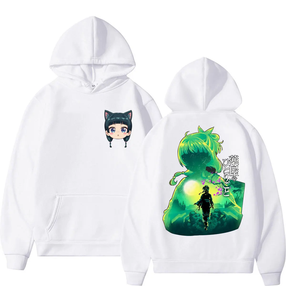 Japan Anime Maomao The Apothecary Diaries Hoodies Men Women Fashion Vintage Manga Long Sleeve Autumn Winter Oversized Pullover