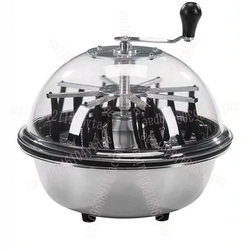 

16-дюймовая ручная чаша для гидропоники из нержавеющей стали, триммер для бутонов листьев и ручного привода, трава для трав