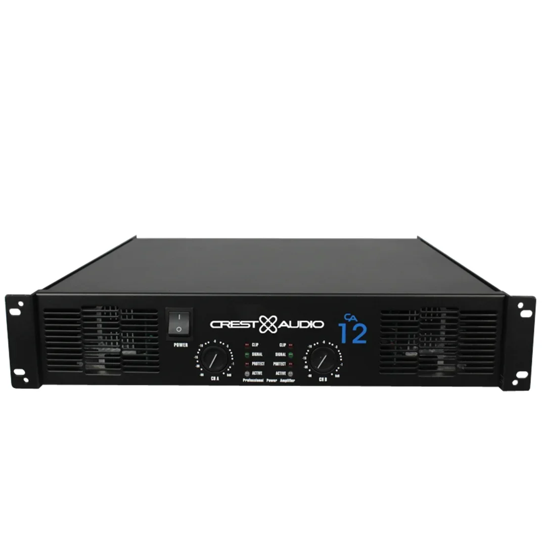 CA12(2U) Professional Power Amplifier Pure Power Amp 2channels  KTV/Stage/Home Entertainment KTV 8ohm 950W*2/4ohm 1900W*2