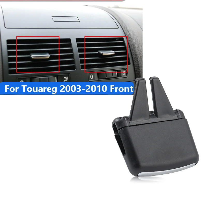 Per VW Touareg 7 l6 7LA cruscotto anteriore AC Air Vent Grill regolare Slide Clip manopola Trim 2003 2004 2005 2006 2007 2008 2009 2010