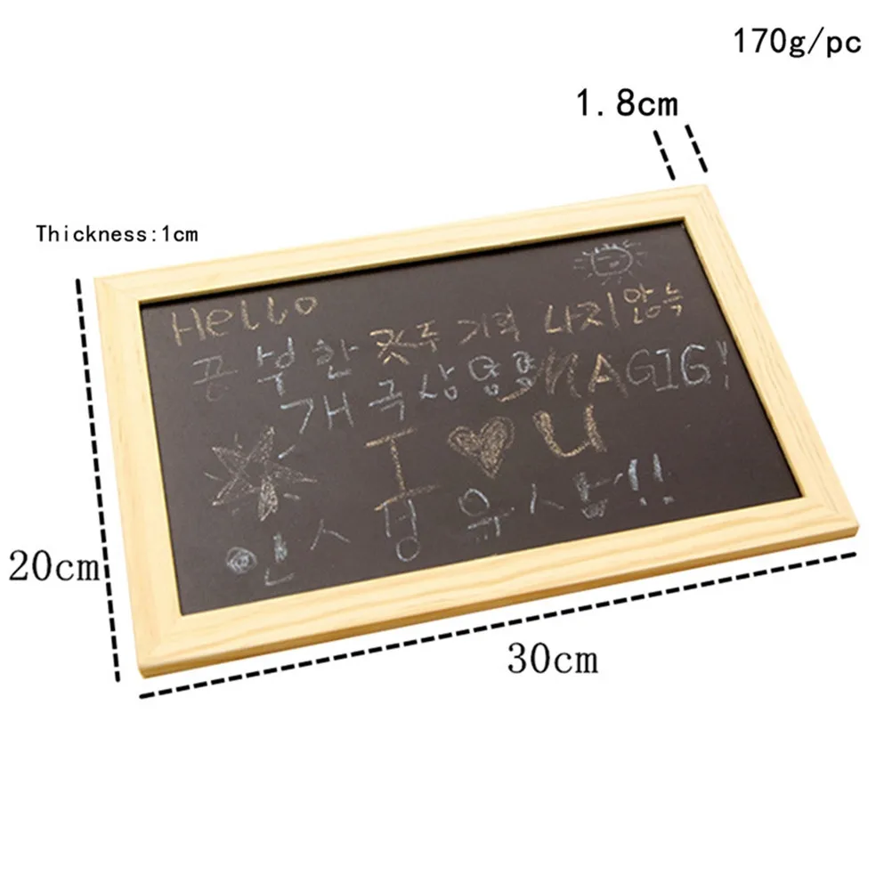 Mini Chalkboard Blackboard Message Wooden Sign Halloween Christmas Decor Wall Sign Decorative Wall Sign Chalkboard Mini 30x20cm