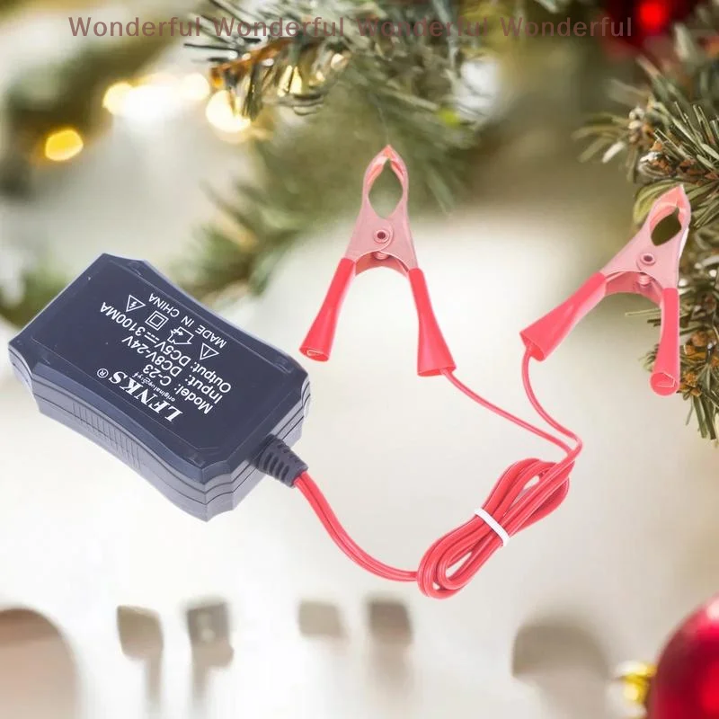 محول قوي 12 فولت 24 فولت إلى 5 فولت، قطعة واحدة، مع مشبك بطارية و3 منافذ USB لشحن الهاتف المحمول الفعال #5