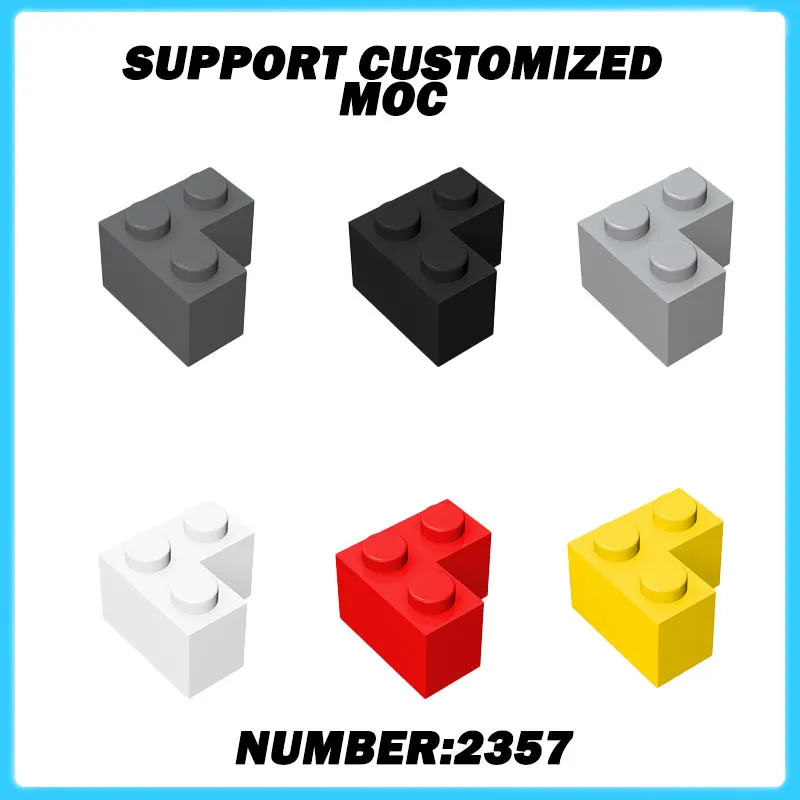

2357 50g Brick 2 x 2 Corner compatible with Building Blocks pieces of children's DIY Educational Particles