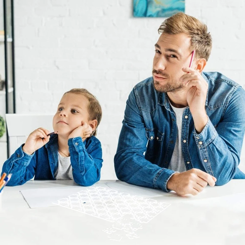 108 قطعة من أحجية الصور المقطوعة الشفافة للأطفال التعليمية لتنمية الدماغ والتنسيق بين اليد والعين والمهارات الحركية الدقيقة للأطفال الصغار