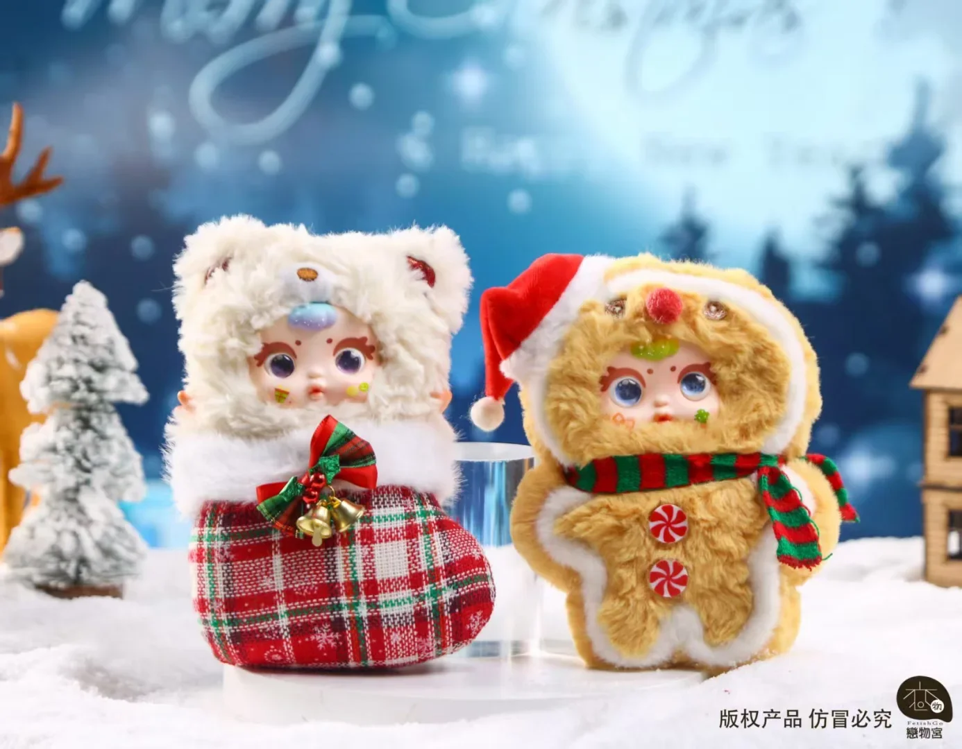 الأصلي الجديد MMilk الحلوى عيد الميلاد قلادة أفخم صندوق أعمى لطيف عيد الميلاد دمى صندوق غامض Kawaii هدايا عيد الميلاد عيد الميلاد اللعب