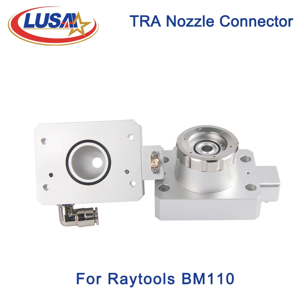 LUSAI Raytools BM110 2D Fiber Laser Nozzle Connector TRA For Raytools BM110 2D Fiber Laser Cutting Head 1064nm Machine
