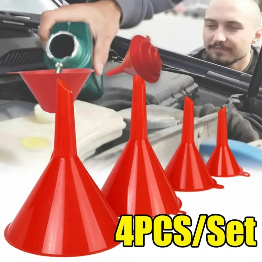 Anti-splash Car Oil Filling Funnels Plastic Large-diameter Kitchen Funnel Multipurpose Durable Oil Funnel Tool Auto Accessories