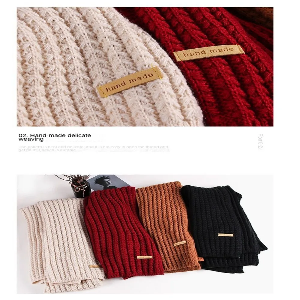 Fashion Men Women Thermal Neck Warmer Windproof Knitting Scarf Couple Warm Neck Cover Skiing Motorcycle Scarf Warm Tube