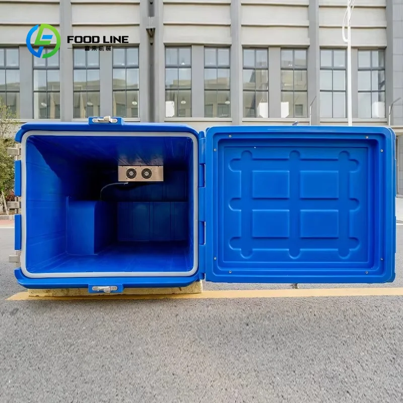 Customized 700L Catering Cold Chain Transport Box,Thermal Cold Storage Container for Fresh Seafood Fish Meat Long Haul Shipment