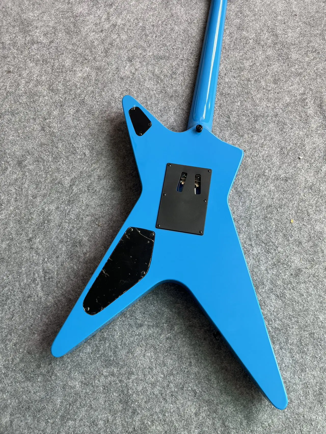 Rotten Wood Blue Lightning Region Electric Guitar Cowboy ML Double Shake Pickup HH Pcikups Rosewood Neck X Shaped Beginner New