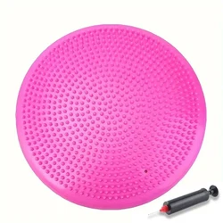 PVC Yoga Balance Pad Cushion Board Inflatable Massage Wiggle Seat Balance Stability Training Core Workout Sensory Disc