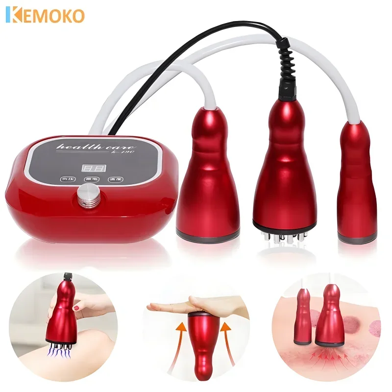 

Electric Scraping Machine EMS Fat Burner Cupping Massager Vacuum Suction Cups Ventosas Anti Cellulite Weight Loss Guasha Therapy