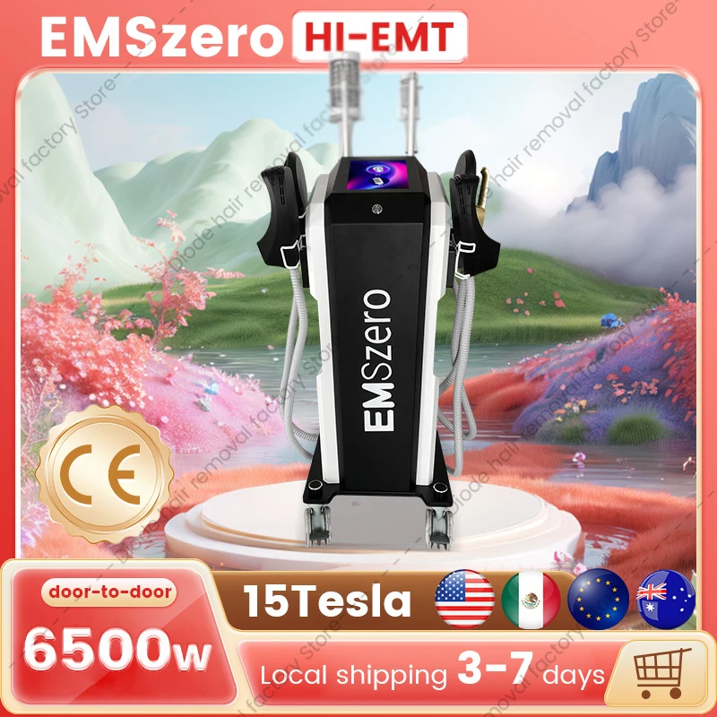 2025 Emszero Hi-emt Face Roller Electromagnetic Stimulation Slimming Machine EMS RF Muscle Sculpting Body Device