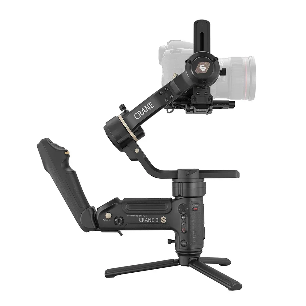 Zhiyun CRANE 3S مثبت كاميرا Gimbal محمول 3 محاور يدعم 6.5 كجم كاميرا فيديو DSLR لكاميرات الفيديو Nikon Canon