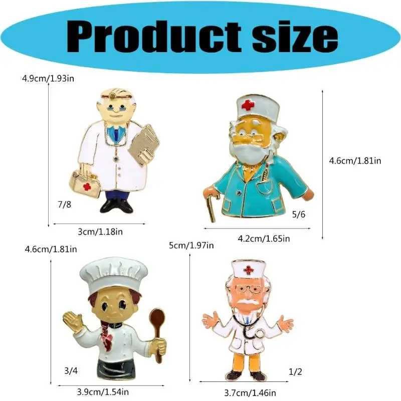 A52E Einzigartige Cartoon-Design-Legierungsbrosche, tragbar und bequem für lässige Outfits – Detail 6
