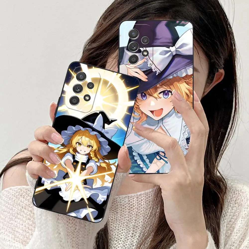 Touhou Kirisame Marisa Mobile Phone Case for Samsung Galaxy M55 54 42 35 34 33 32 23 22 15 14 13 12 F55 5G Colorful Cover Cover