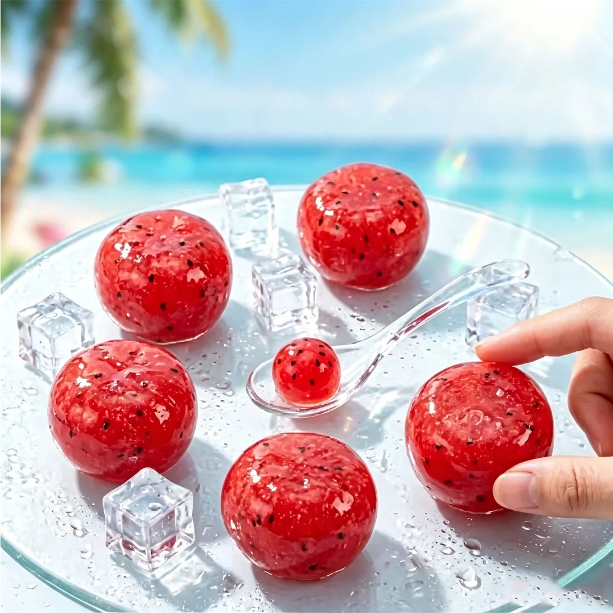 Handmade Watermelon Slushy Squishy  Stress Relief Squeeze gift Soft Slow Rebound  Realistic Fruit Simulation Model Adult Gift