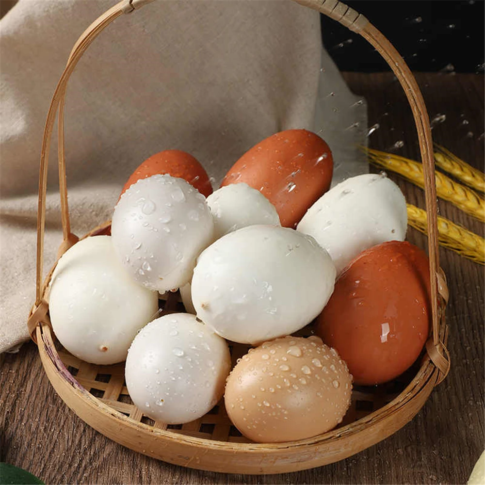 Simulation Lebensmittel Requisiten Kinder Kinder Spielzeug Küche Esszimmer Hotel Restaurant Shop Shop Dekoration gefälschte künstliche Hühnerier