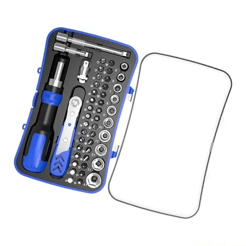 A2BE Professional Industrial Ratcheting Driver Set Alloy Gear Mechanism 3 Fast Control For Professional Mechanics