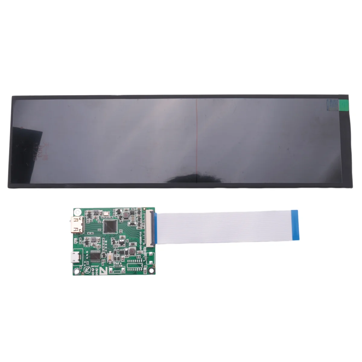 Tela LCD de barra de brilho de 600 com resolução 1920X480 de 8,8 polegadas, interface MIPI, HSD088IPW1-A00 com placa de driver