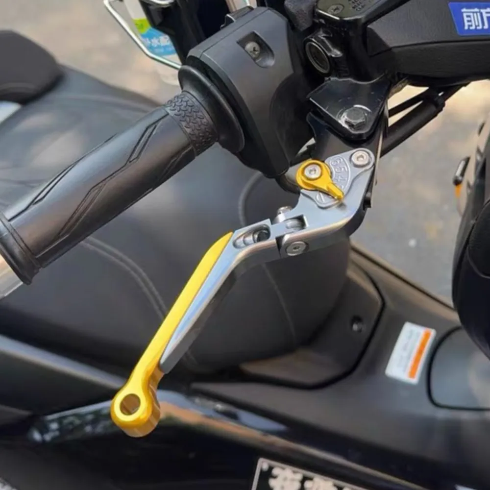 For YAMAHA YZ600 YZF600R FZR600 FZ1 FAZER TRX850 FZR400RR Adjustable Foldable Handles Accessories Brake Clutch Levers handle bar