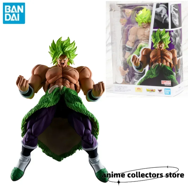 Goods In Stock 100% Original Bandai SHFiguarts SHF Broly Dragon Ball Super Broly PVC Animation Character Model Action Toy Gift