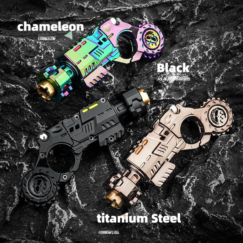 Metal Multi Playability Ratchet Flip Antistress Toy Gun Ejection Shell Stress Relief Fidget Spinner Fidgeting Toys Funny Gifts