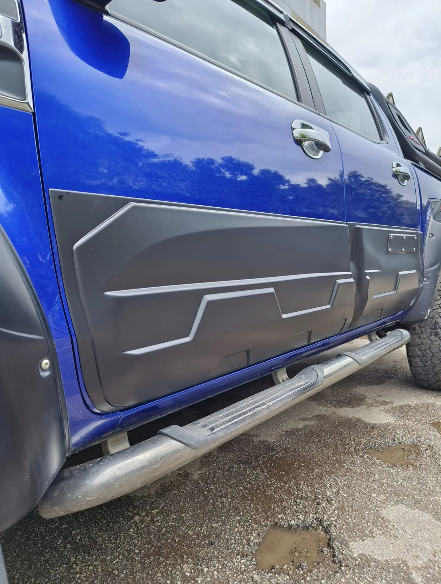 Seitentür schutz Verkleidung Karosserie verkleidung Forms chutz für Ford Ranger Wildtrak 2014-2017 t6 t7 t8 xtl xls begrenztes Autozubehör – Detail 6