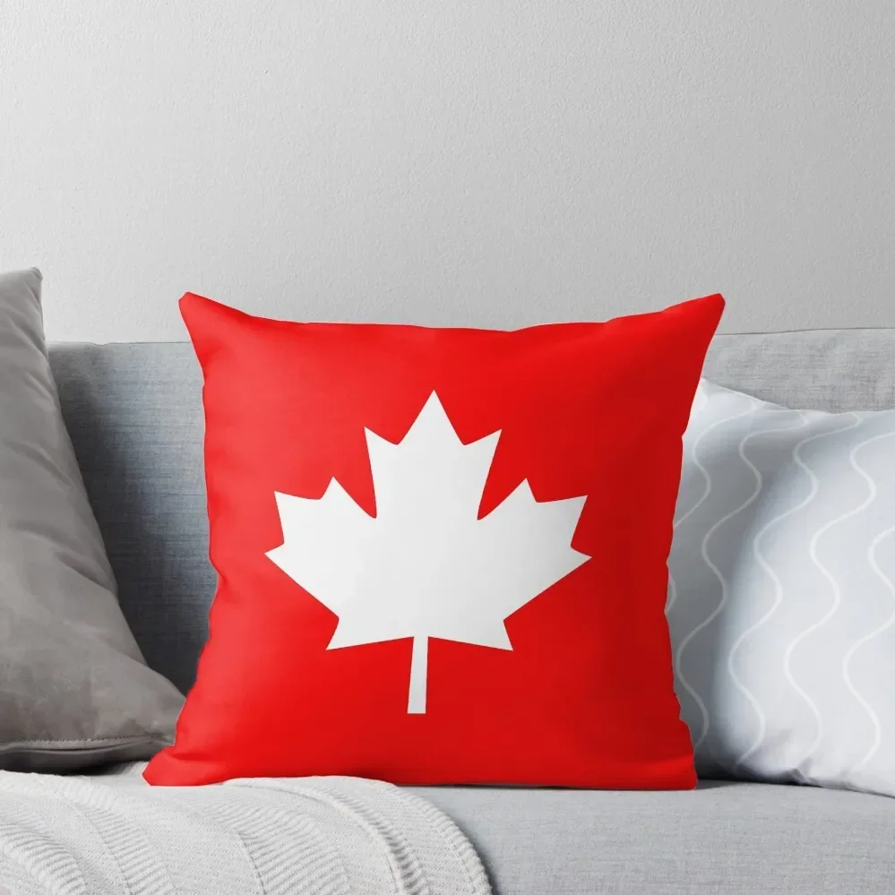 

Canada Maple Leaf Flag Emblem Throw Pillow Decorative Cushions Cushion Cover Luxury pillow