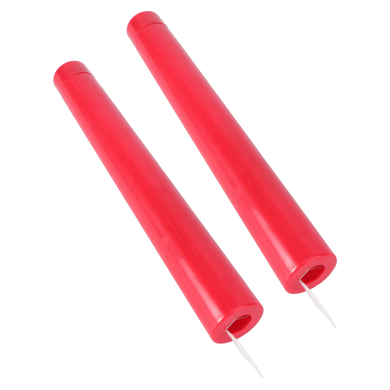 

1Pair Glowing Flameless LED Flickering Smokeless Slim Light for Home Wedding Decor Pets Safe Red
