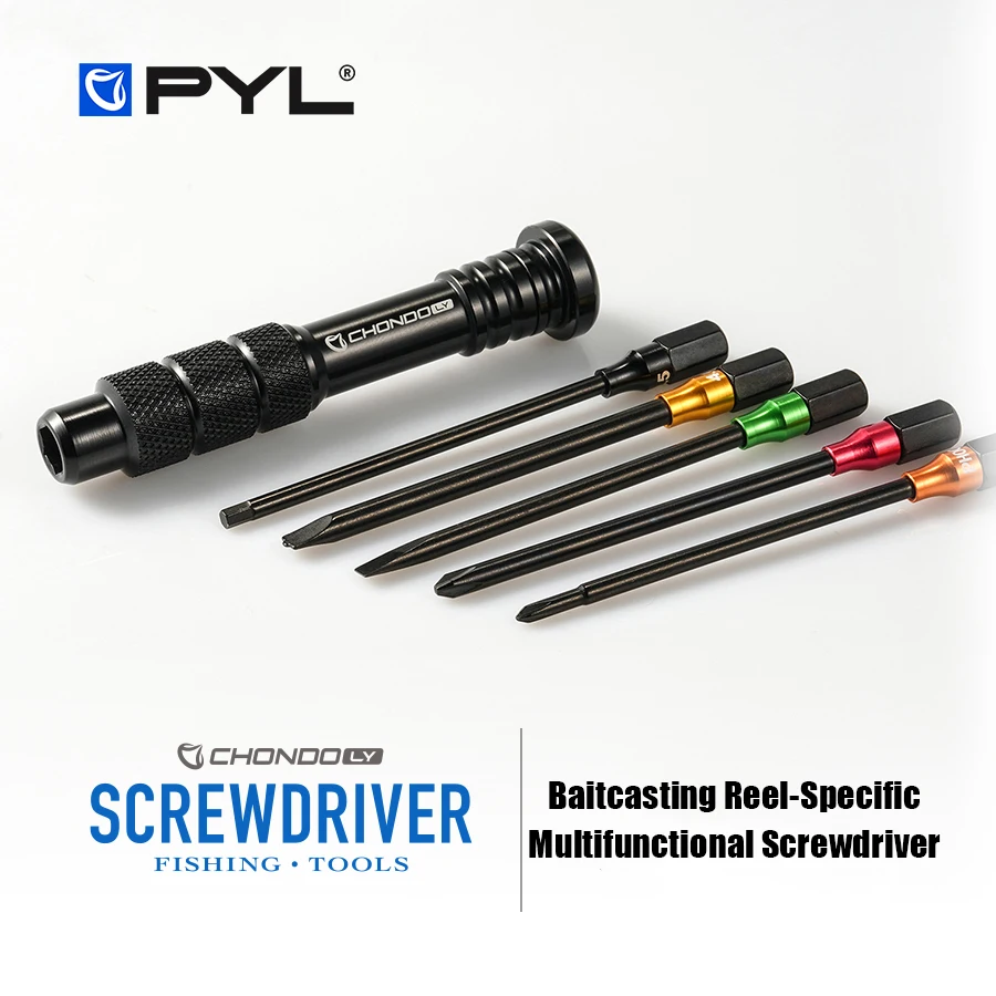 Kit de manutenção de carretel universal PYL |   Conjunto de chave de fenda multifuncional para DAIWA, SHIMANO, ABU Garcia e outras carretéis de fundição/fiação