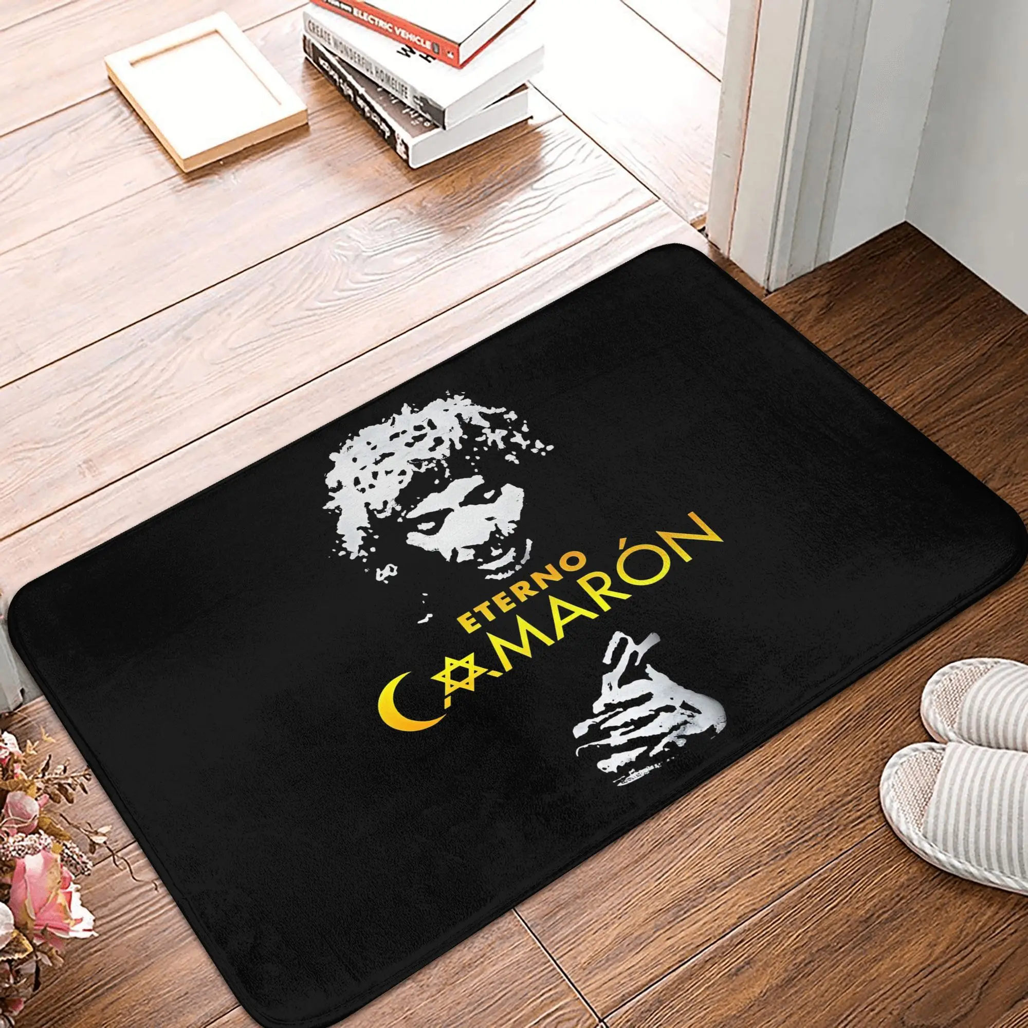 Island Shrimp Flamenco Singer Camaron Front Door Mat Anti-Slip Indoor Waterproof  Doormat Living Room  Entrance Rug Carpet