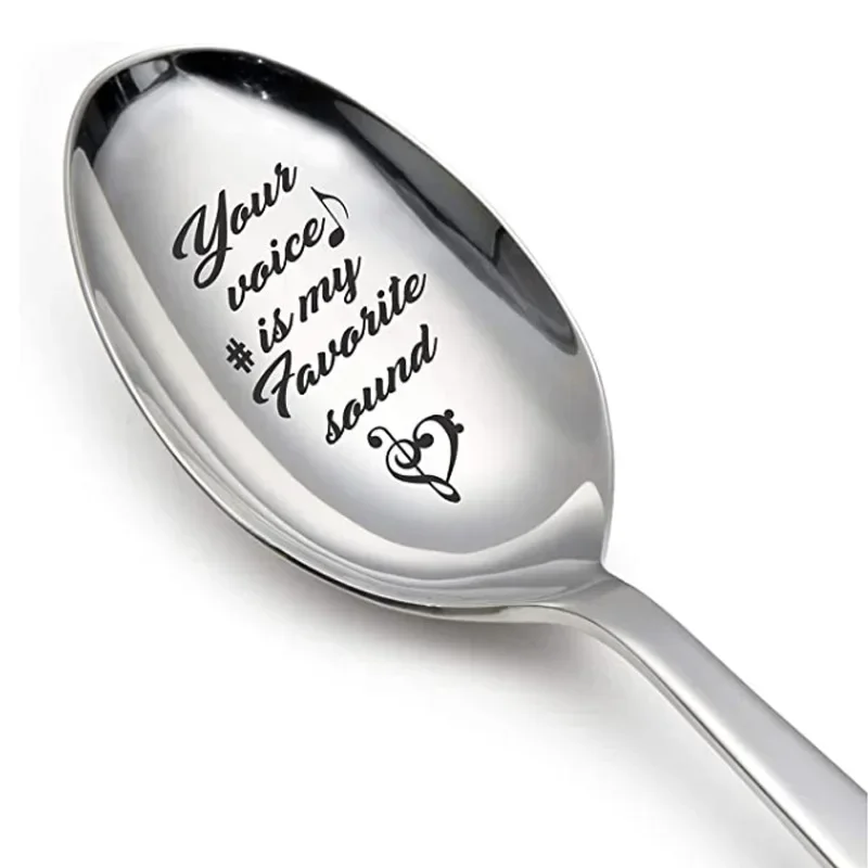 Cartoon Stainless Spoon Wedding Valentine\'s Day Gift for Guests Kids Cute Bear Ice Cream Scoops Birthday Party Favor Supplies