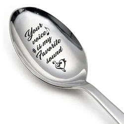 Cartoon Stainless Spoon Wedding Valentine's Day Gift for Guests Kids Cute Bear Ice Cream Scoops Birthday Party Favor Supplies