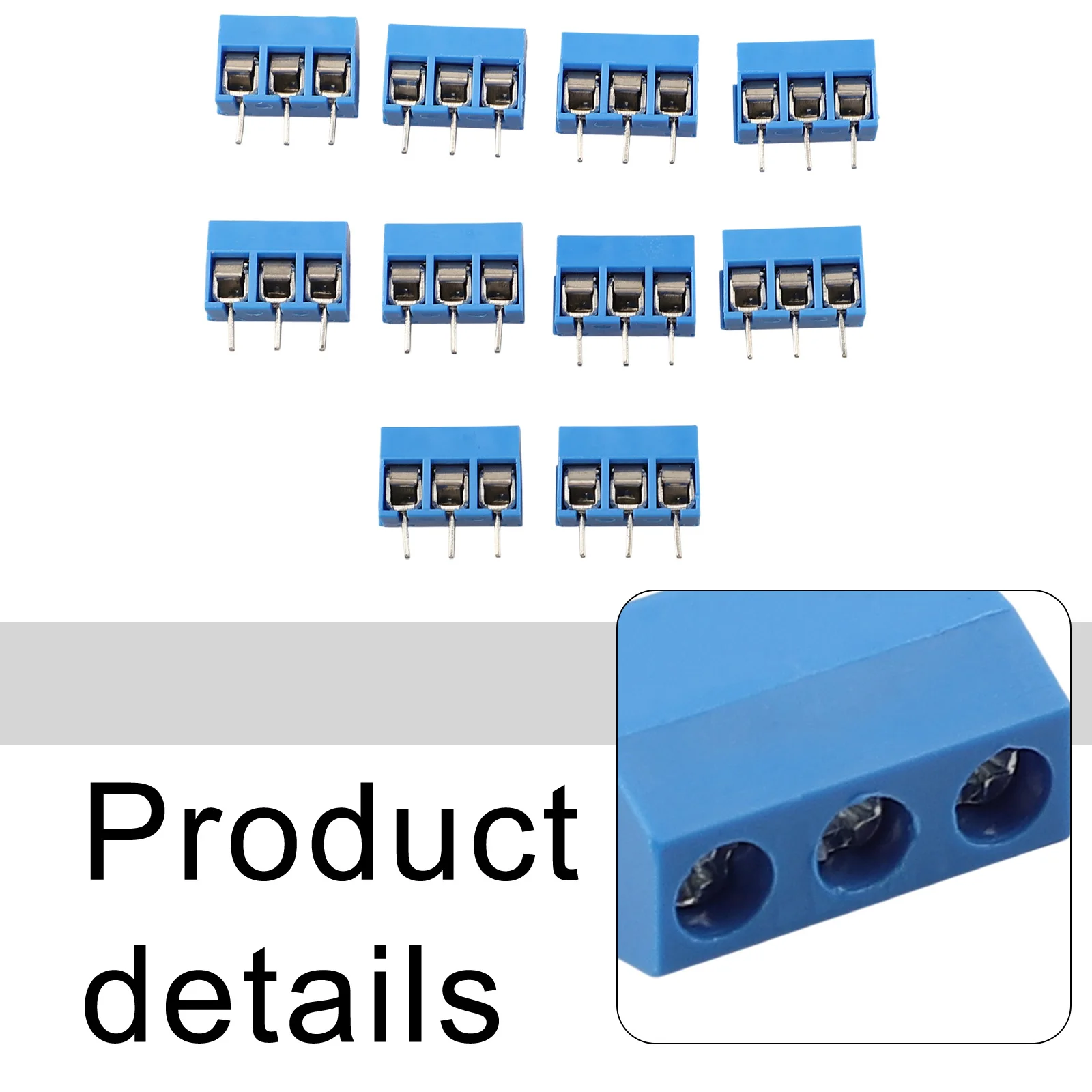 Brass Pin Header 3-Pin Connectors Firm Operation Simple Operation Automatic Control System Communication Equipment