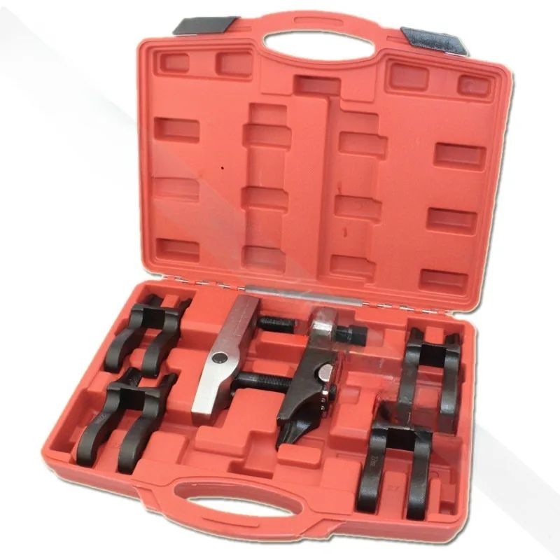 5Pcs Interchangeable Ball Joint Puller Kit, Tie Rod & Lower Arm Extractor, Professional Auto Repair Tool