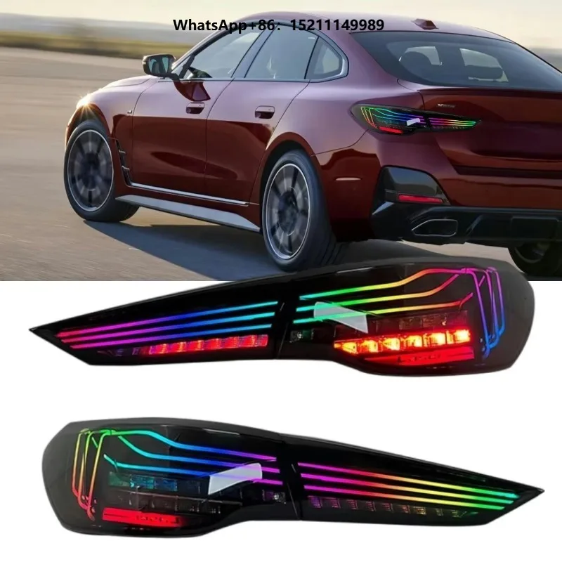 4 Series G22 G82 M4 RGB GTS CSL 2020-2024 Upgrade RGB LED  Dynamic Signal Lamp DRL Taillight Modified Tail Light for