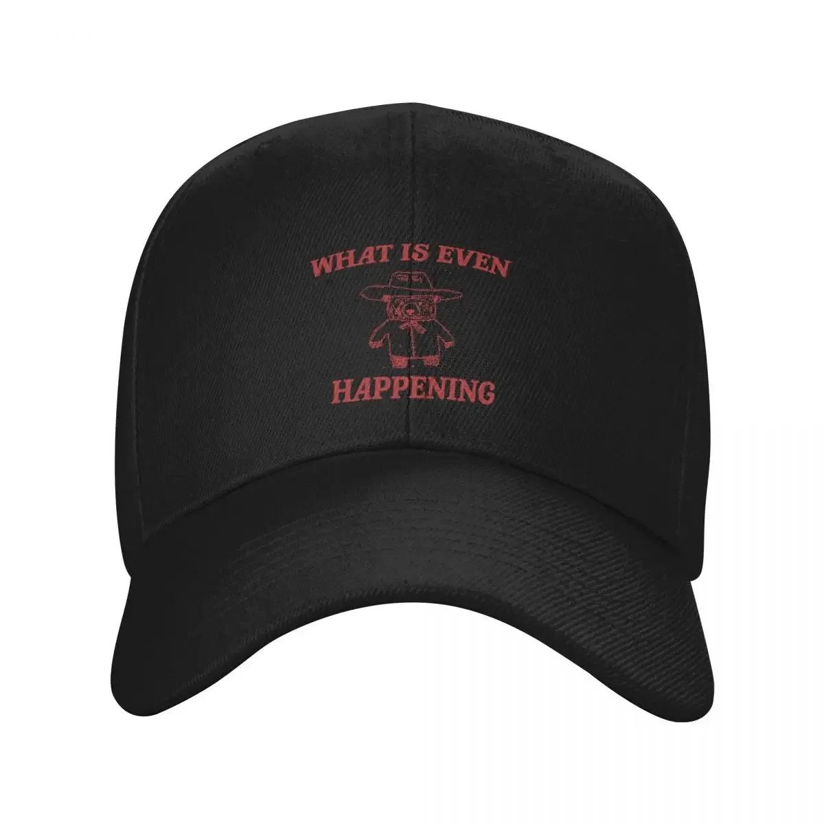 

What Is Even Happening Retro Bear Cartoon, Vintage Cartoon Bear, Aesthetic T Shirt, Graphic T Shirt, Unisex Baseball Cap