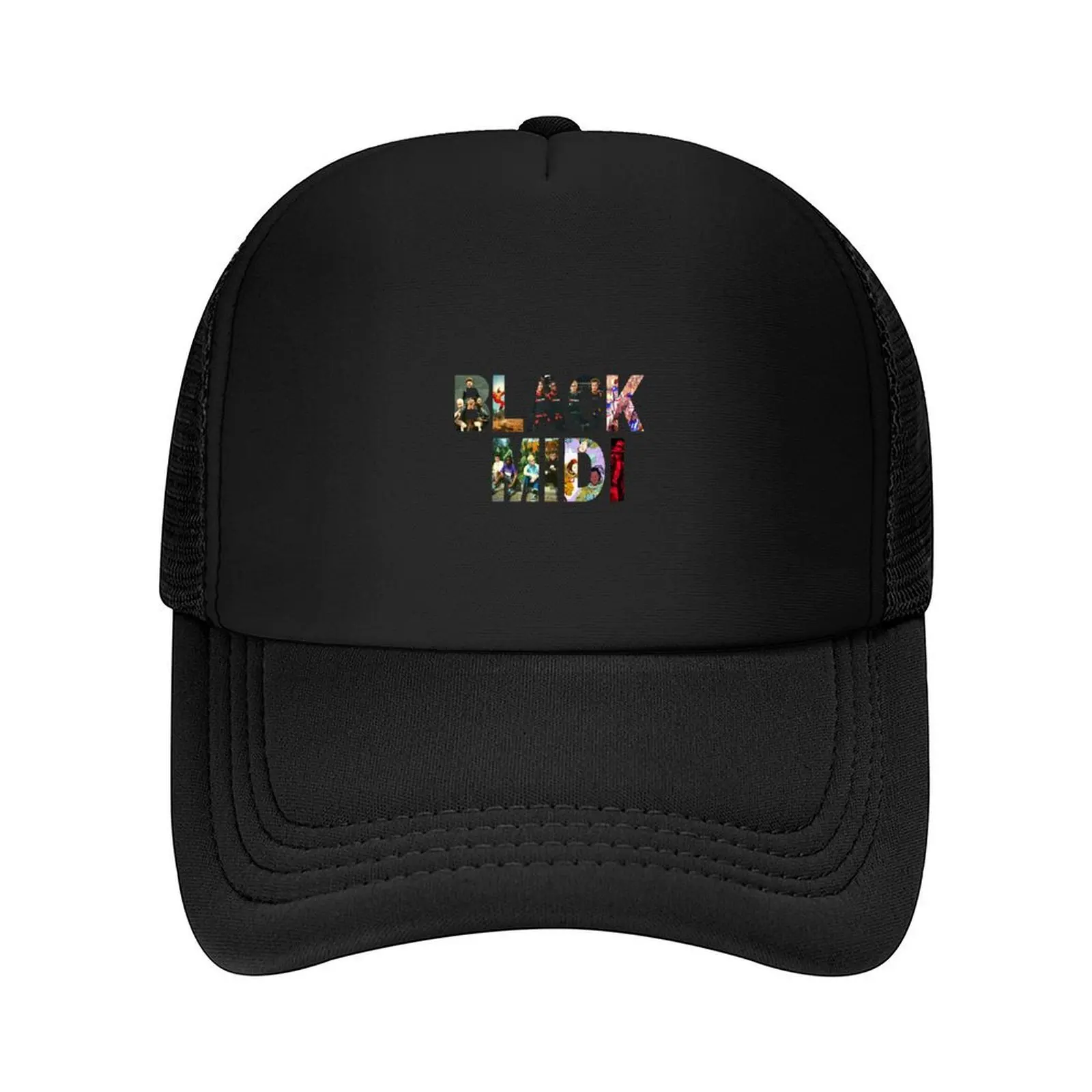 

Black Midi t shirt and sticker Black Midi Hoodie Baseball Cap luxury woman cap Rugby Luxury man cap Caps For Men Women's