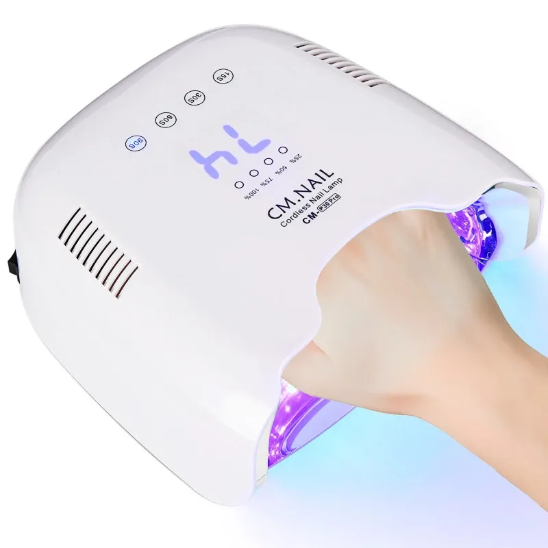 Lampada professionale per unghie a LED UV per smalto gel - Lampada da tavolo per salone per asciugatrice per unghie ad asciugatura rapida 30s per nail art, modello P30 Pro