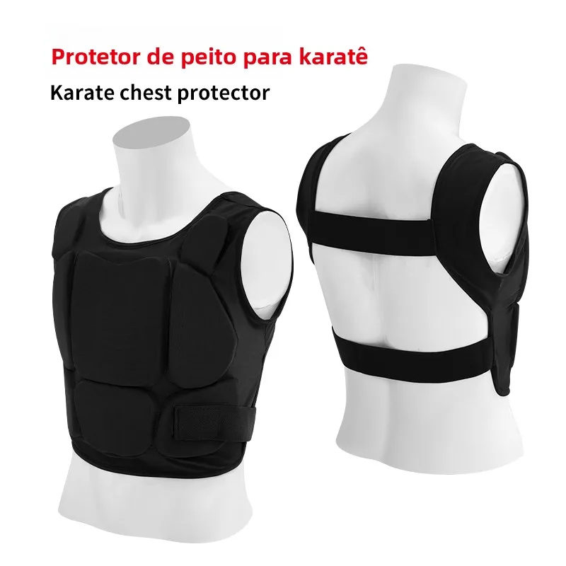 empty-hand-karate-armor-chest-protector-training-competition-collision-avoidance-children's-protective-equipment-sangmoodo