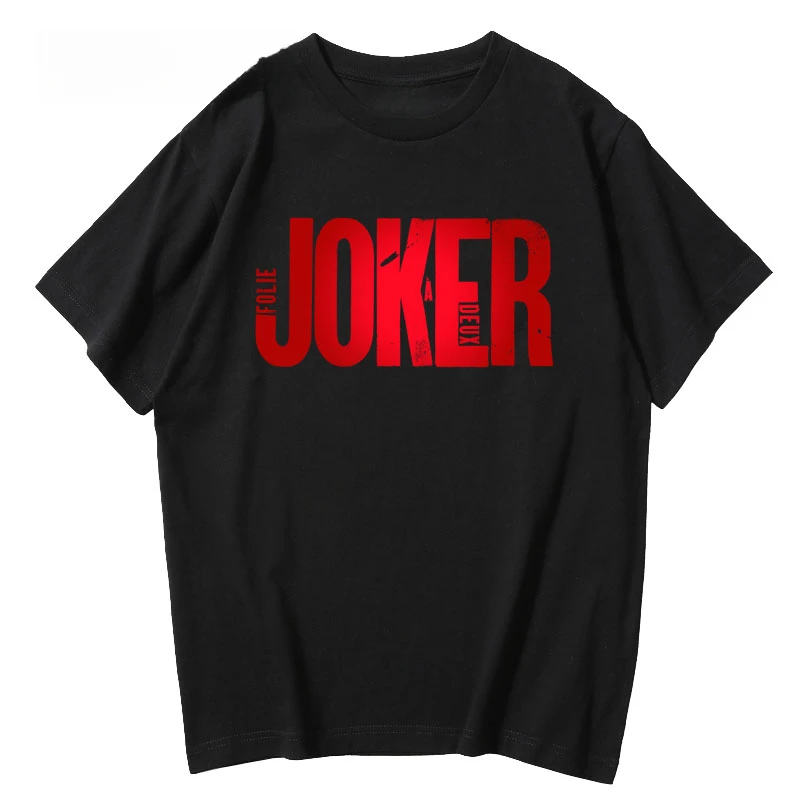 Jokers Folie A Deux The World Is A Stage Joaquin Phoenix Cotton T-shirt Women Fan Essentials Short Sleeve Top Fashion Summer Tee