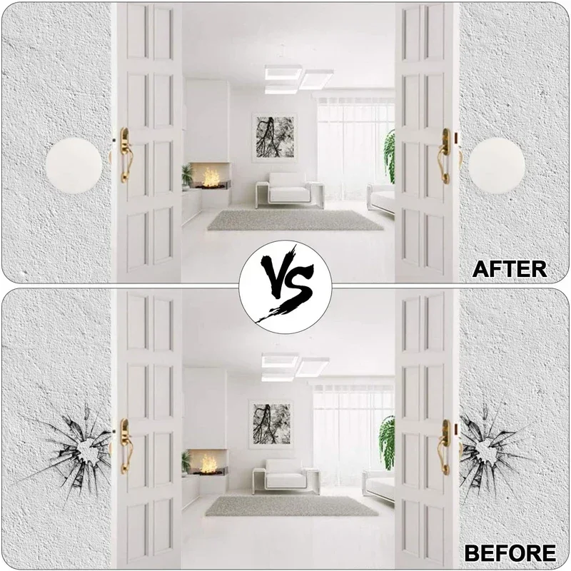 Door Stop Nordic Safety Supplies Silicone Self-adhesive Door Stopper Wall Protection Buffer Protective Plug Home