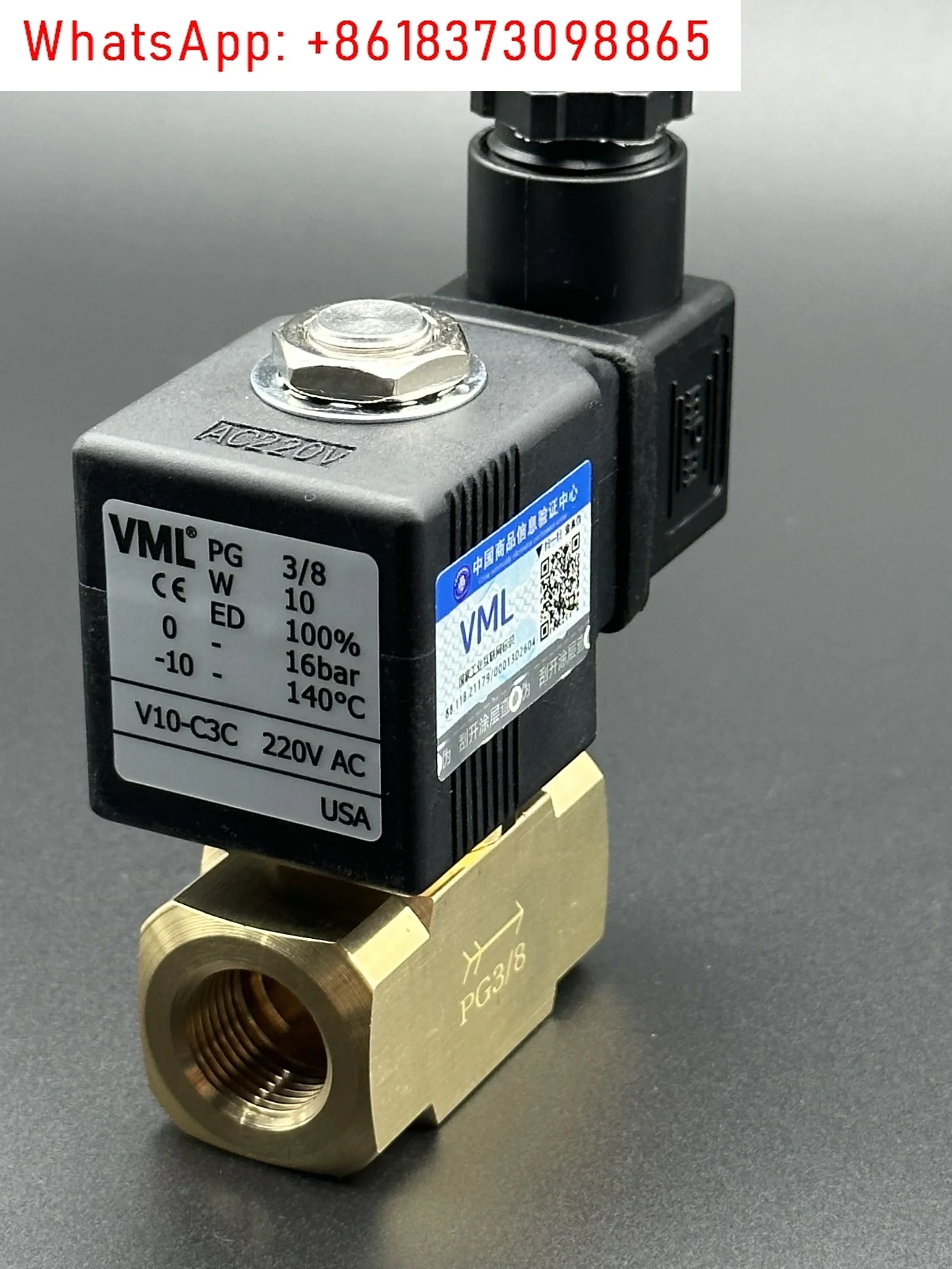 Twin Screw Granulator, Extruder, Three Points Four Points Solenoid Valve PG3/8 1/2 V10-C3C 220V