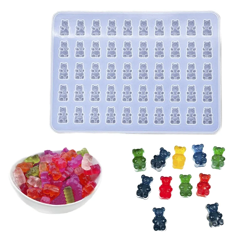 LST DIY Gummy Bear Silicone  Gummy Mold Cake Tools to Create Chocolate Gummy Bear Plaster Aromatherapy