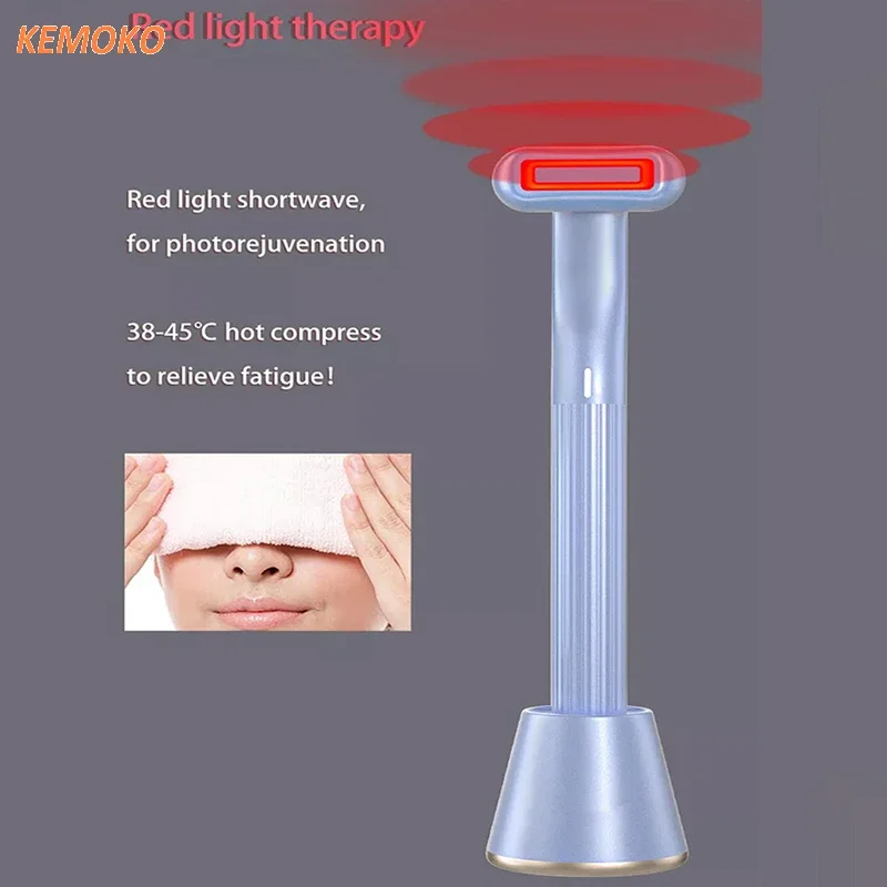 New Upgraded LED Reduce Wrinkles Anti-Aging Face Care Tools Warmth Face Massage Red Light 4-in-1 Skincare Tool Wand