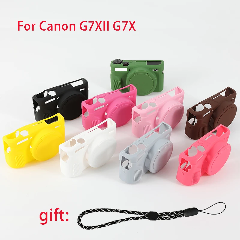 Camera Bag for Canon G7X2 Silicone Case Protective Cover G7X