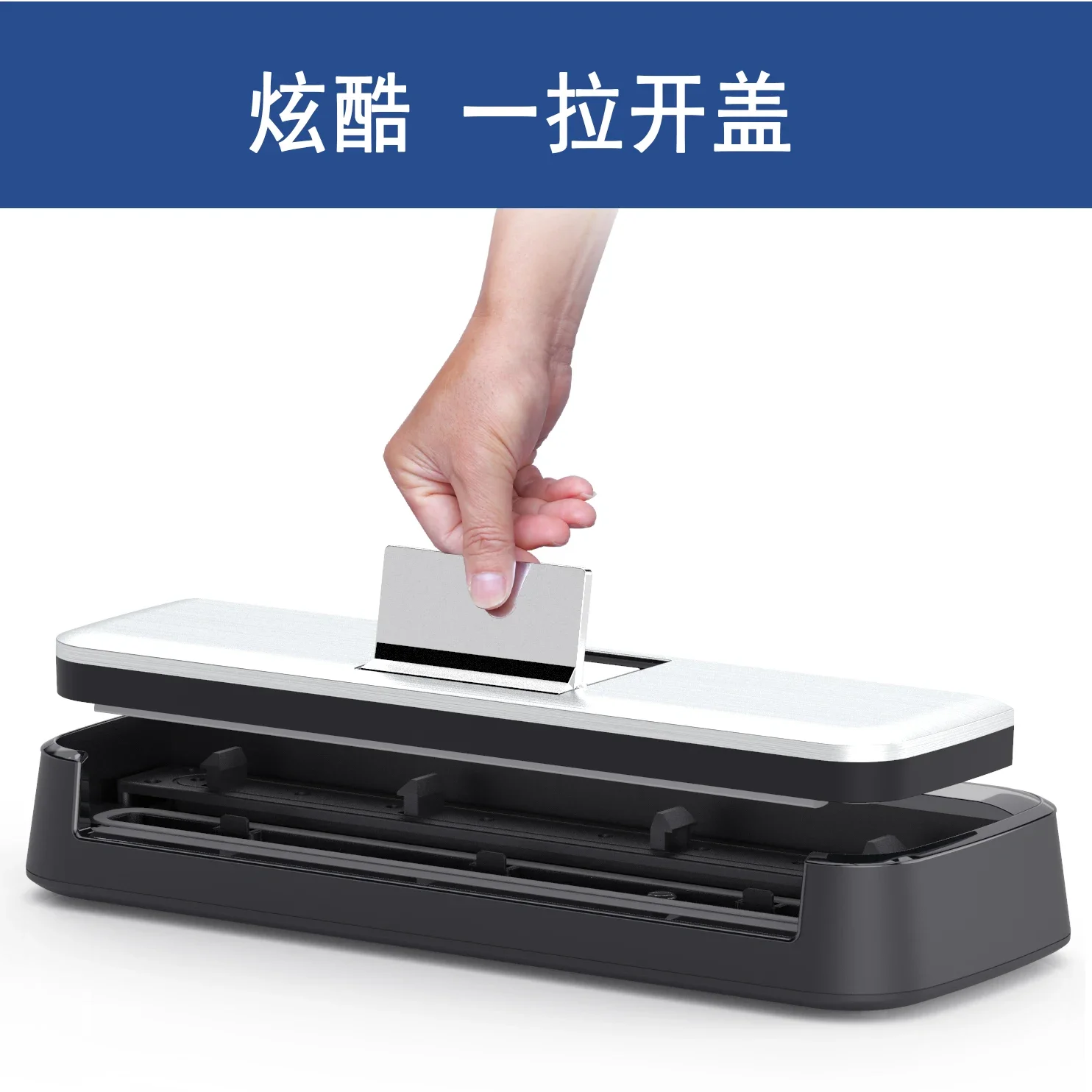 China Top Quality Fully Automatic Portable Electronic Auto Food Saver Continues Vacuum Sealer Vaccum Sealing Machine